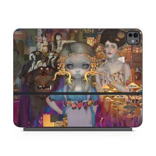 Alice in a Klimt Dream Magic Keyboard for iPad Series Skin