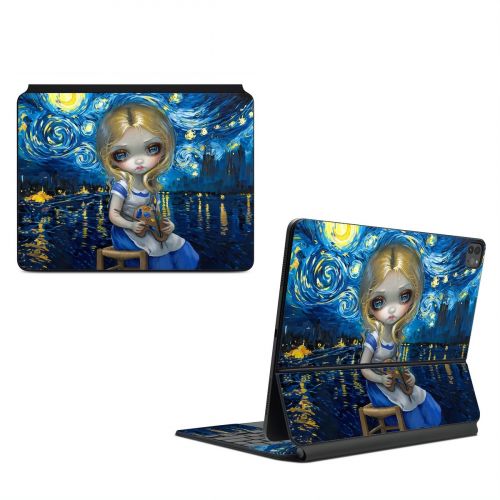 Alice in a Van Gogh Magic Keyboard for iPad Series Skin
