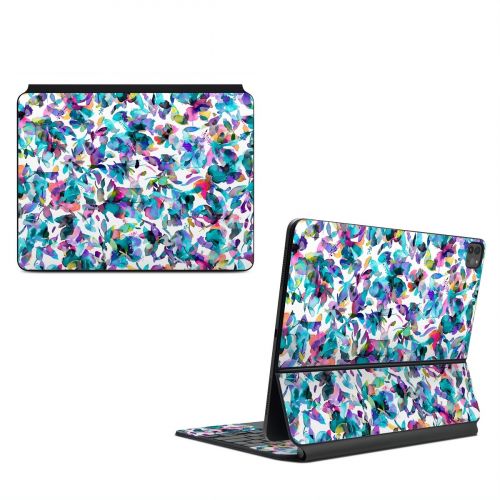 Aquatic Flowers Magic Keyboard for iPad Series Skin