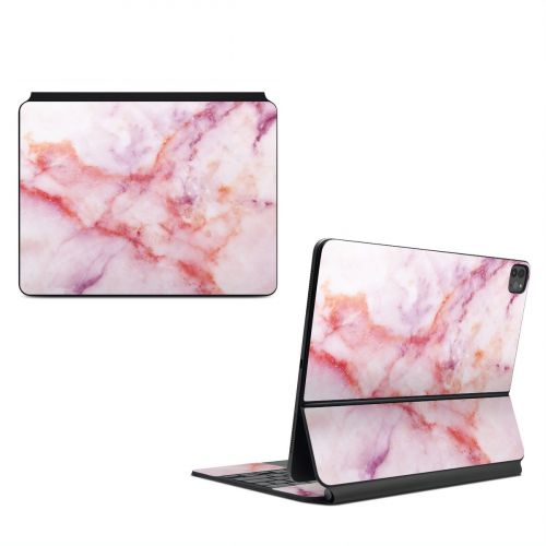 Blush Marble Magic Keyboard for iPad Series Skin