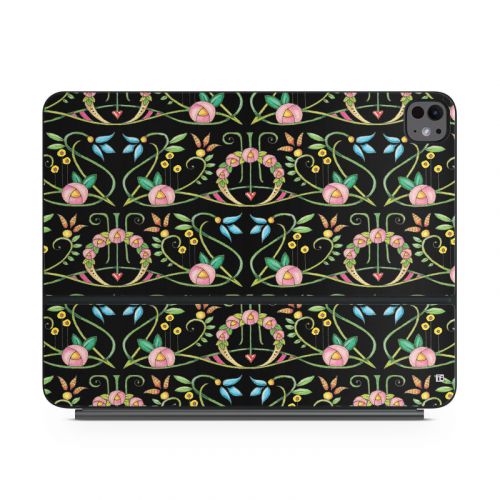 Change Nothing Flowers Magic Keyboard for iPad Series Skin