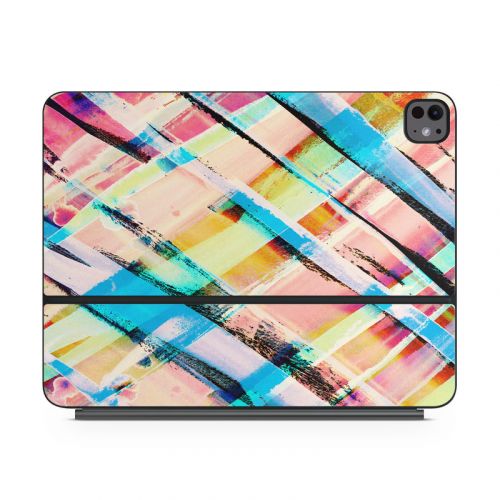 Check Stripe Magic Keyboard for iPad Series Skin