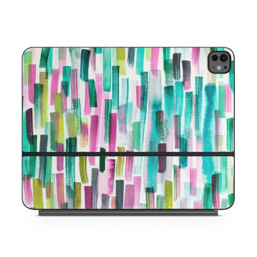 Colorful Brushstrokes Magic Keyboard for iPad Series Skin
