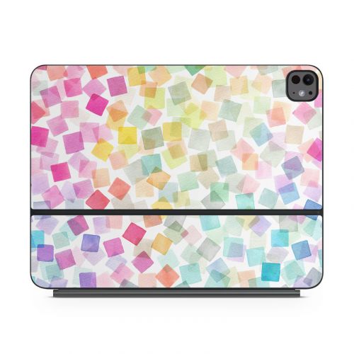 Confetti Squares Magic Keyboard for iPad Series Skin