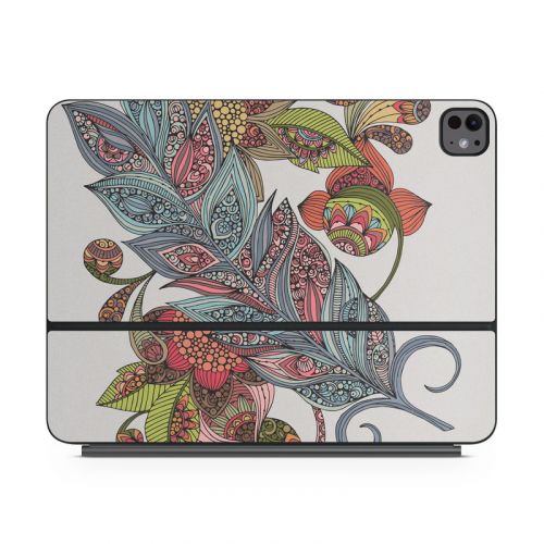 Feather Flower Magic Keyboard for iPad Series Skin