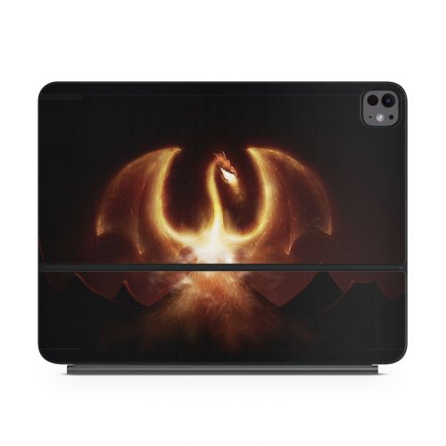Fire Dragon Magic Keyboard for iPad Series Skin