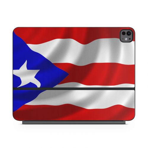Puerto Rican Flag Magic Keyboard for iPad Series Skin