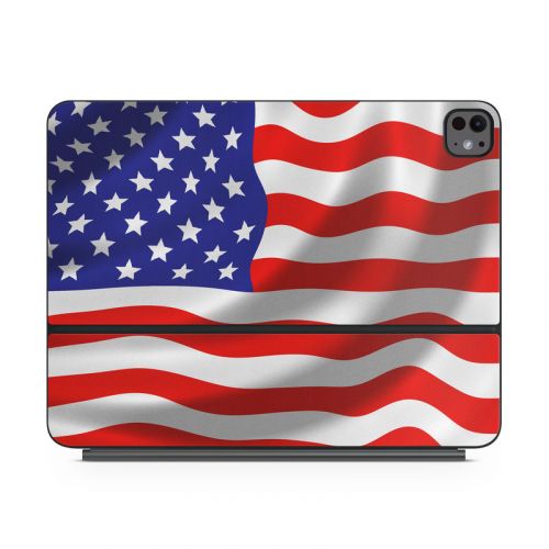 USA Flag Magic Keyboard for iPad Series Skin