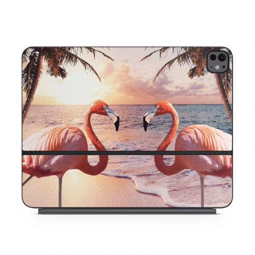 Flamingo Palm Magic Keyboard for iPad Series Skin