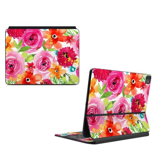Floral Pop Magic Keyboard for iPad Series Skin