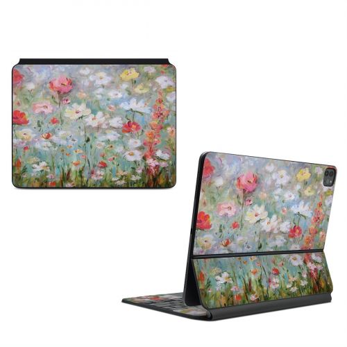 Flower Blooms Magic Keyboard for iPad Series Skin