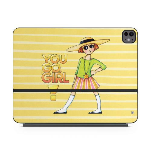 You Go Girl Magic Keyboard for iPad Series Skin