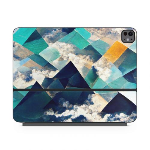 Gold Clouds Magic Keyboard for iPad Series Skin