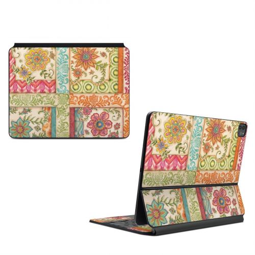 Ikat Floral Magic Keyboard for iPad Series Skin