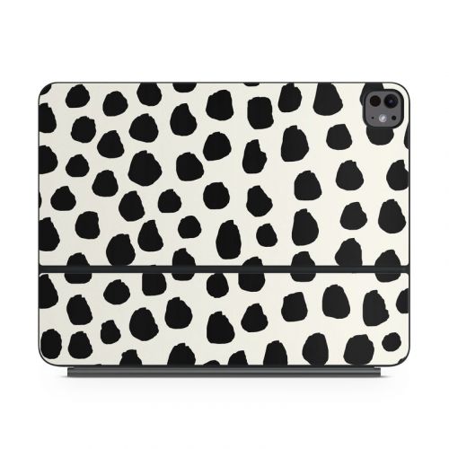 Inky Spots Cream Magic Keyboard for iPad Series Skin