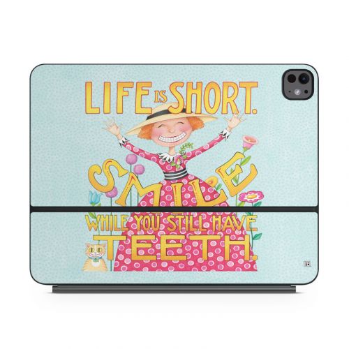Life is Short Magic Keyboard for iPad Series Skin