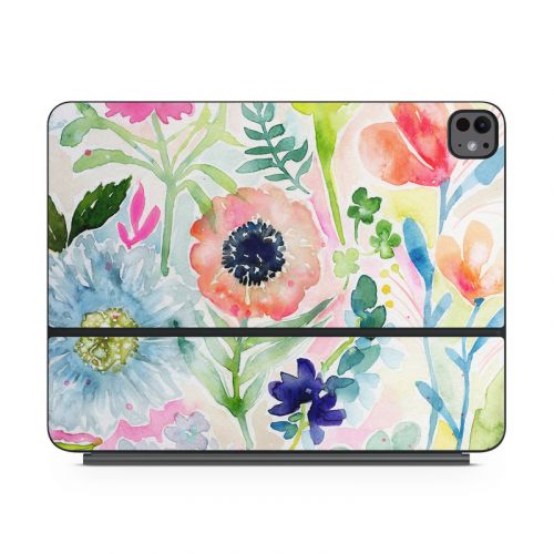 Loose Flowers Magic Keyboard for iPad Series Skin