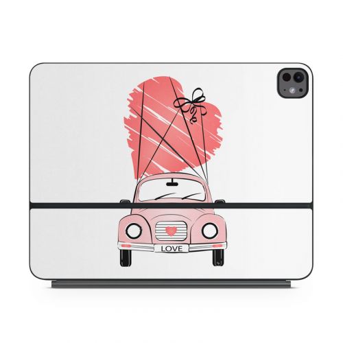 Love Car Magic Keyboard for iPad Series Skin