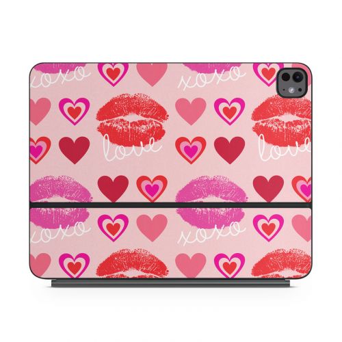 Love Hugs Kisses Magic Keyboard for iPad Series Skin