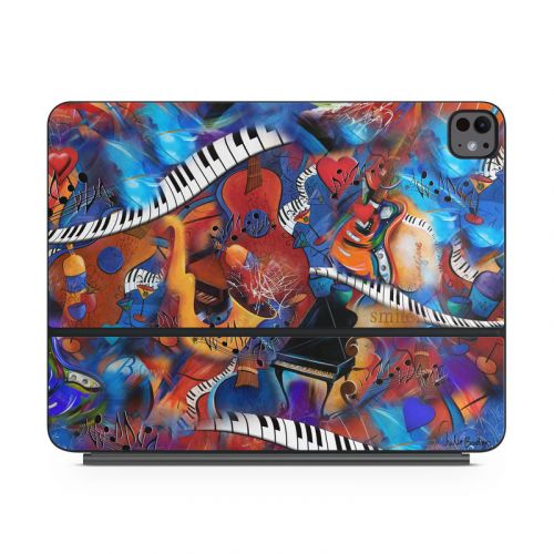 Music Madness Magic Keyboard for iPad Series Skin