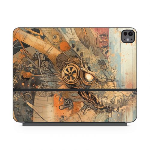 Orange Dragon Magic Keyboard for iPad Series Skin