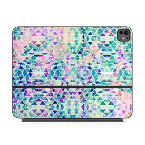 Pastel Triangle Magic Keyboard for iPad Series Skin