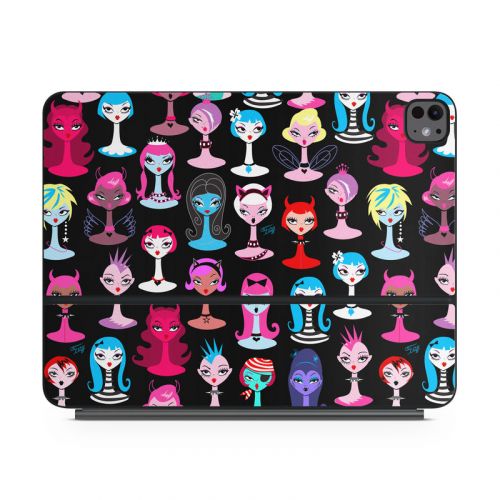 Punky Goth Dollies Magic Keyboard for iPad Series Skin