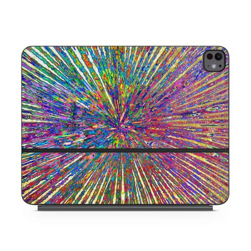 Rainbow Burst Magic Keyboard for iPad Series Skin
