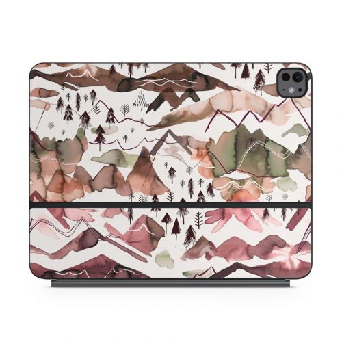 Red Mountains Magic Keyboard for iPad Series Skin