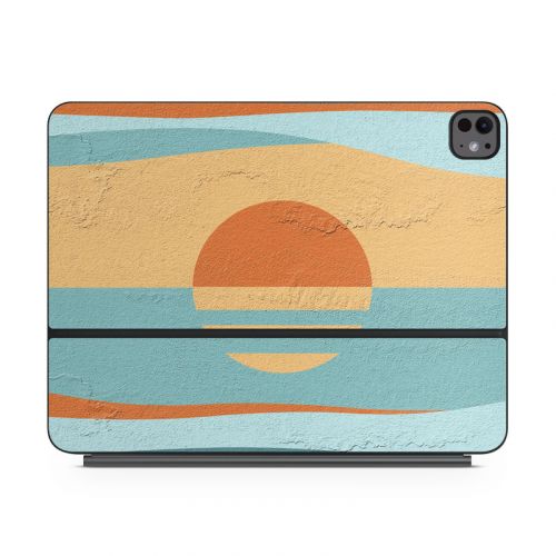 Retro Sunset Magic Keyboard for iPad Series Skin