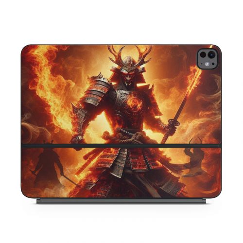 Samurai Fire Magic Keyboard for iPad Series Skin