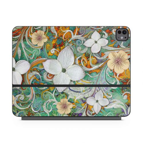 Sangria Flora Magic Keyboard for iPad Series Skin