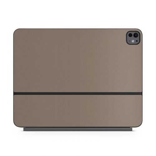 Solid State Flat Dark Earth Magic Keyboard for iPad Series Skin