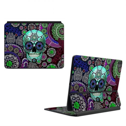 Sugar Skull Sombrero Magic Keyboard for iPad Series Skin
