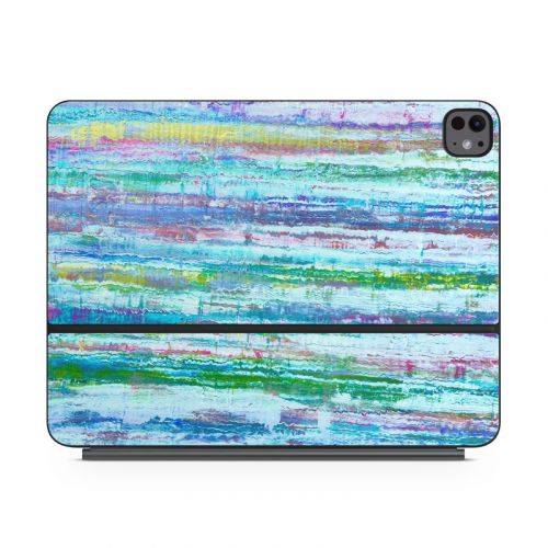 Textured Stripes Magic Keyboard for iPad Series Skin