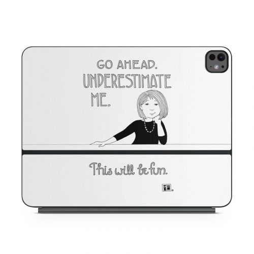 Underestimate Me Magic Keyboard for iPad Series Skin