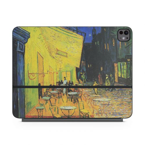 Cafe Terrace At Night Magic Keyboard for iPad Series Skin
