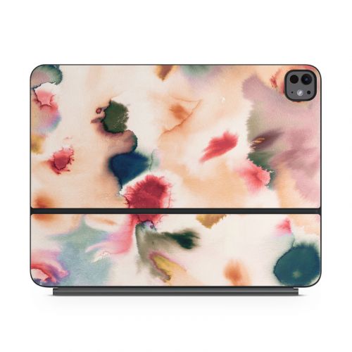 Abstract Watercolor Mineral Magic Keyboard for iPad Series Skin