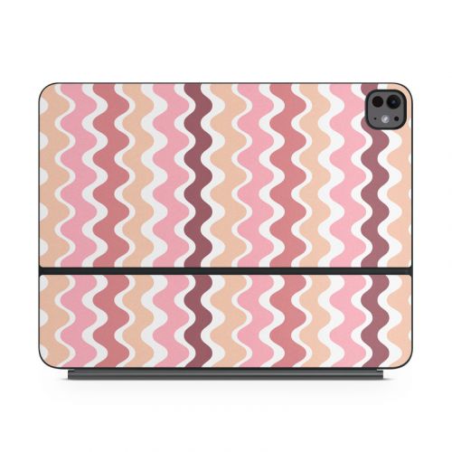 Pink Waves Magic Keyboard for iPad Series Skin