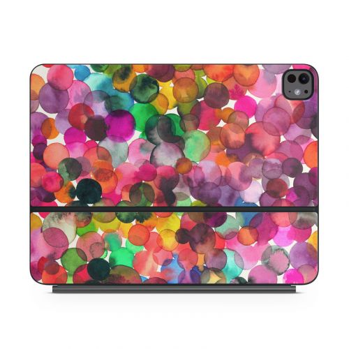Watercolor Drops Magic Keyboard for iPad Series Skin