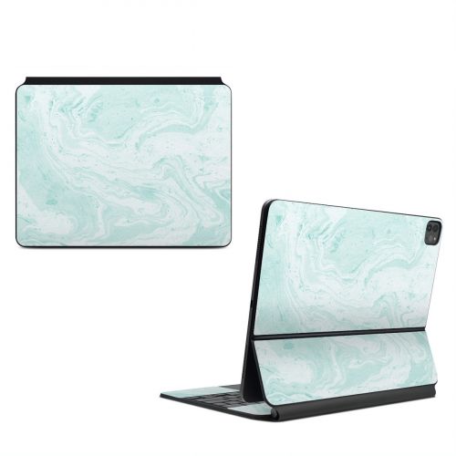 Winter Green Marble Magic Keyboard for iPad Series Skin