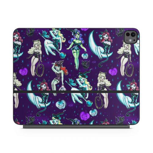 Witches and Black Cats Magic Keyboard for iPad Series Skin