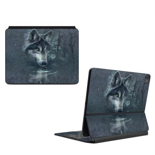 Wolf Reflection Magic Keyboard for iPad Series Skin