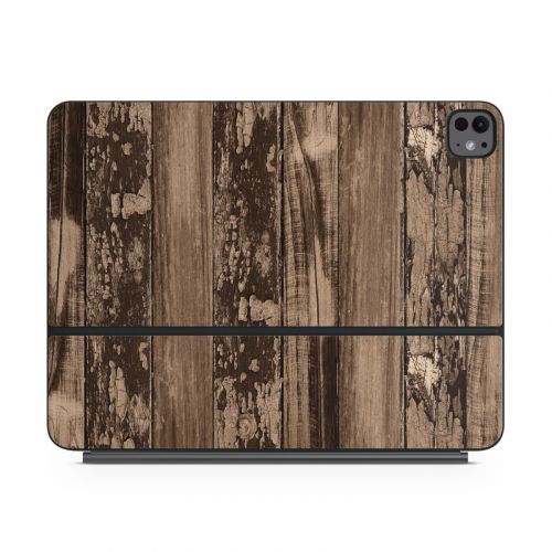 Weathered Wood Magic Keyboard for iPad Series Skin