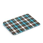 Turquoise Plaid Apple Magic Trackpad Skin
