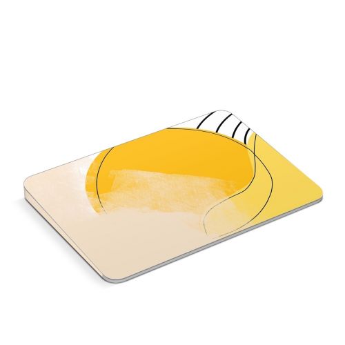 Abstract Yellow Apple Magic Trackpad Skin