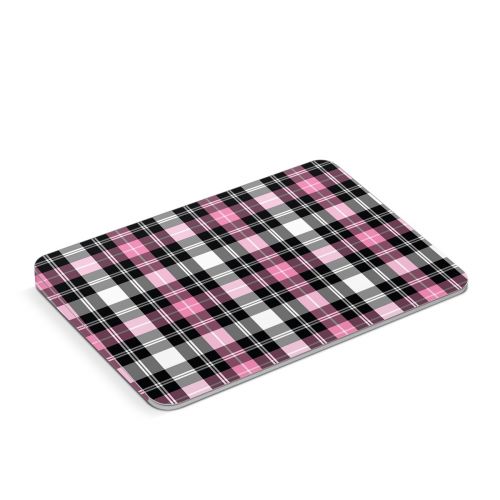 Pink Plaid Apple Magic Trackpad Skin