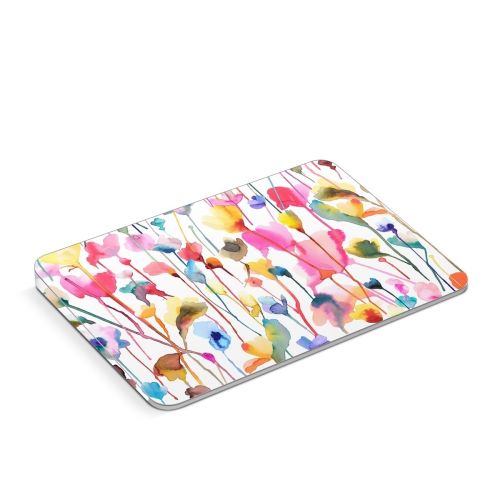Watercolor Wild Flowers Apple Magic Trackpad Skin