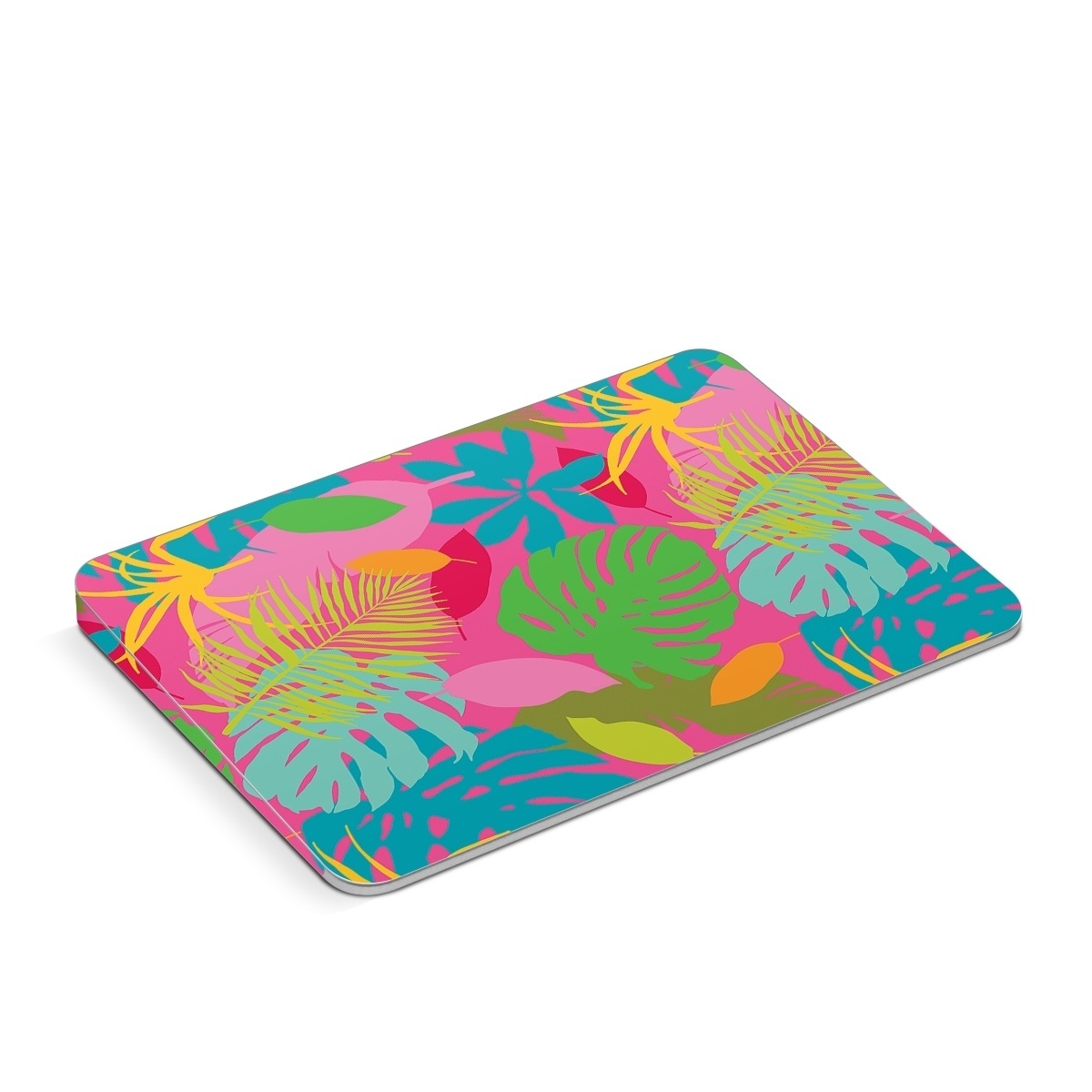 Apple Magic Trackpad Skin design of Organism, Pink, Rectangle, Magenta, Aqua, Art, Symmetry, Pattern, Painting, Electric blue, with pink, green, blue, yellow, orange, red colors