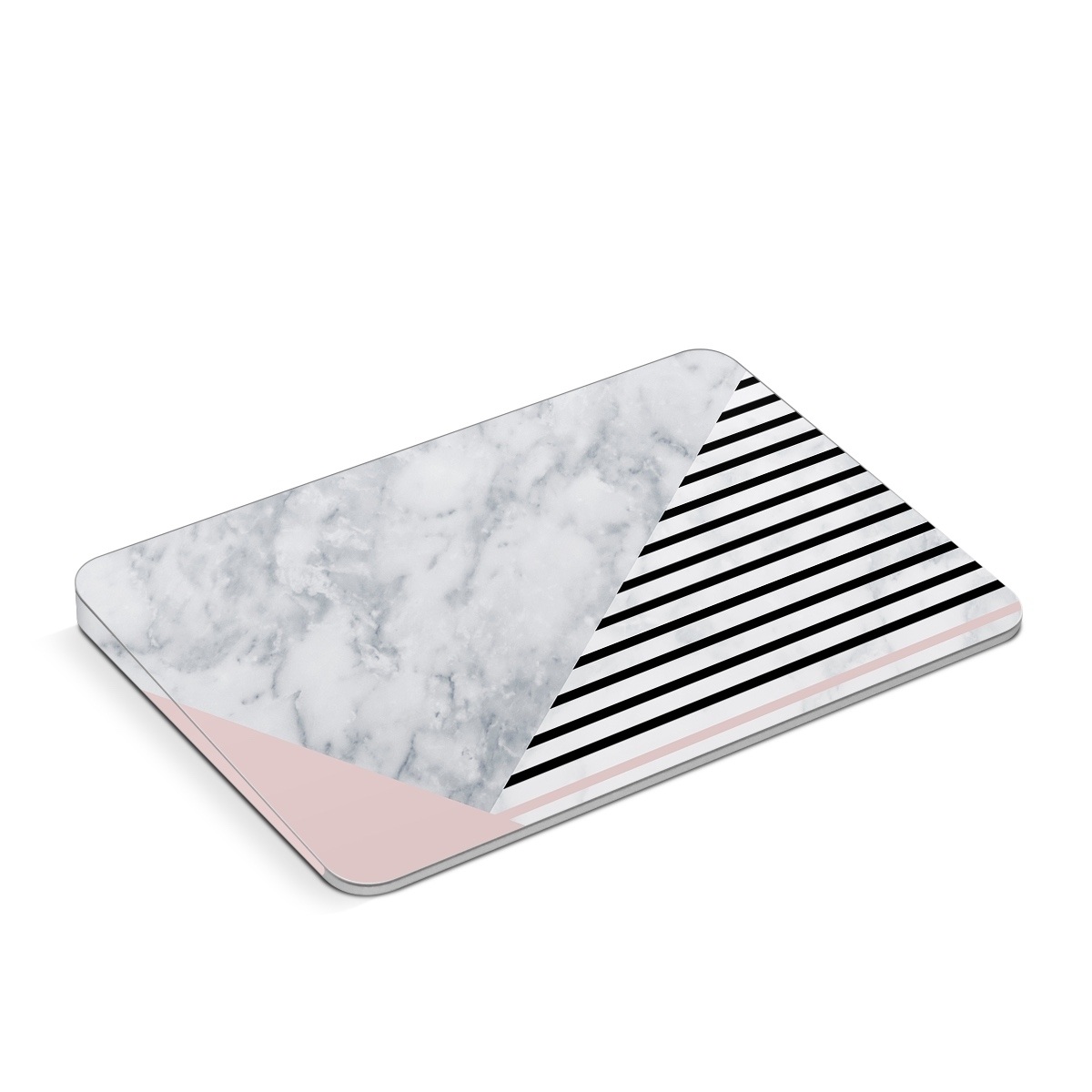 Apple Magic Trackpad Skin design of White, Line, Architecture, Stairs, Parallel, with gray, black, white, pink colors